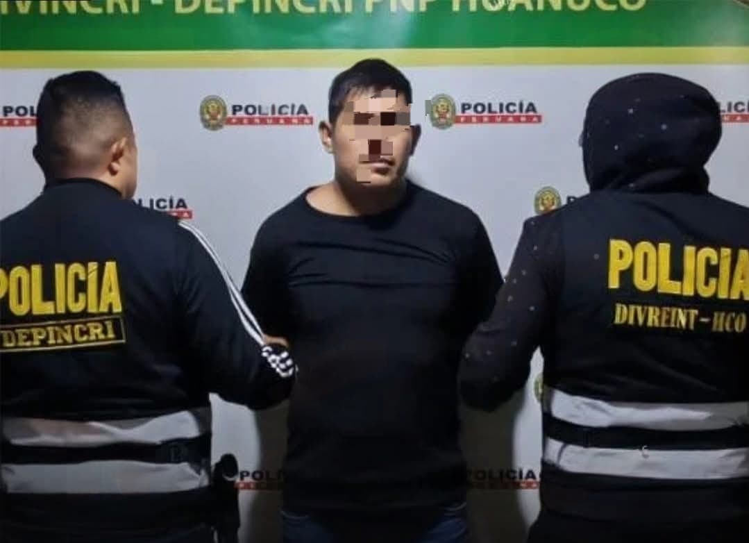 Robo de vehículos en Huánuco: capturan en operativo nocturno a investigado con requisitoria vigente