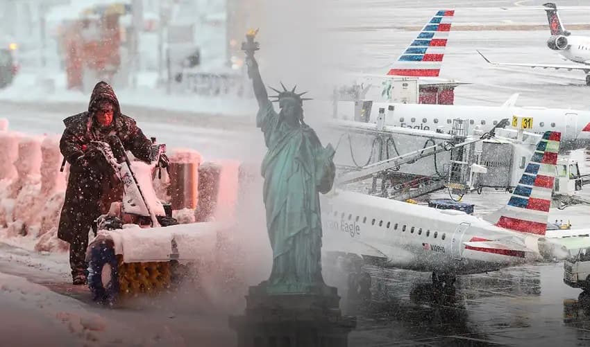 Tormenta invernal histórica golpea noreste de EE.UU.: Nueva York declara estado de emergencia y prohíben viajes