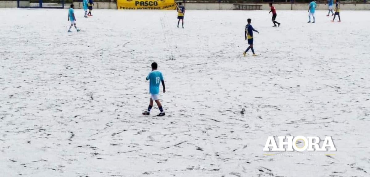 A pesar de las lluvias y nevadas, actividades deportivas no se postergan en Pasco