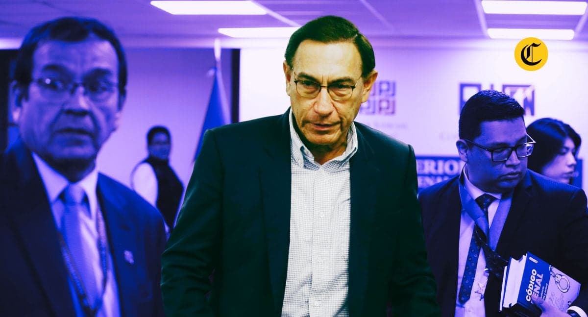 Según la fiscalía en la audiencia de prisión preventiva Martín Vizcarra tiene un peligro de fuga evidente y latente