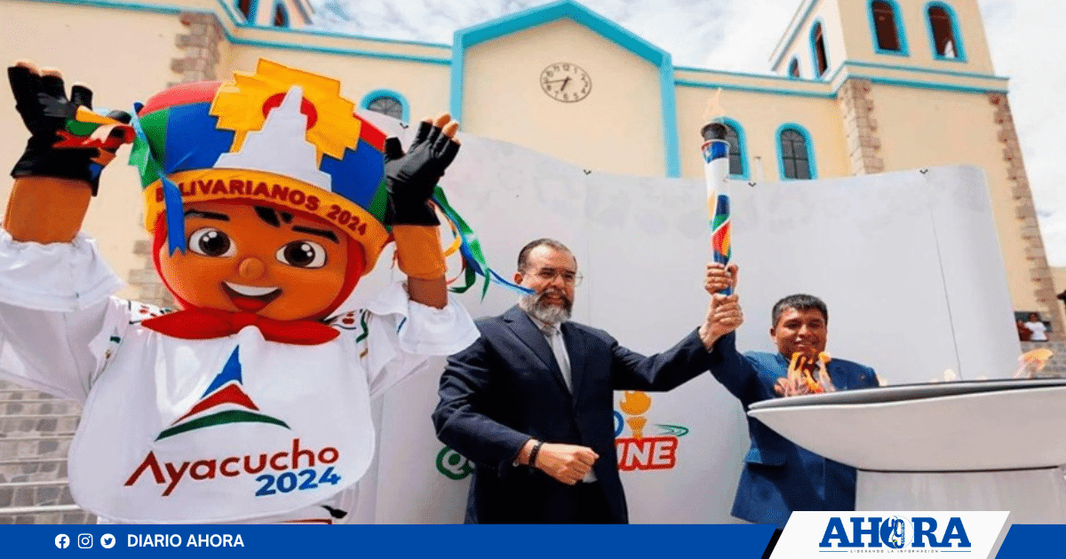 Ayacucho enciende la llama olímpica del Bicentenario