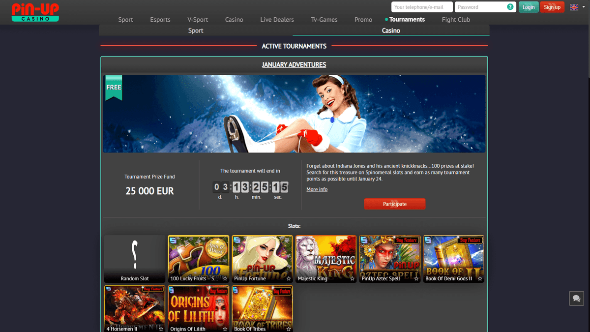 Reseña del Pin Up casino