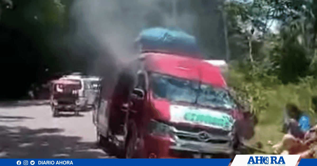Accidente entre Pizana Express y Etnasa deja varios heridos en El Porvenir