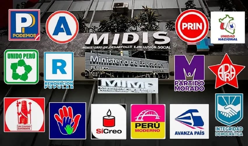 Elecciones 2026: Catorce partidos proponen reducir el número de ministerios y reordenar el Estado