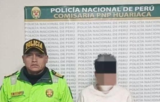 Capturan a sujeto acusado de violación y robo agravado en Huariaca