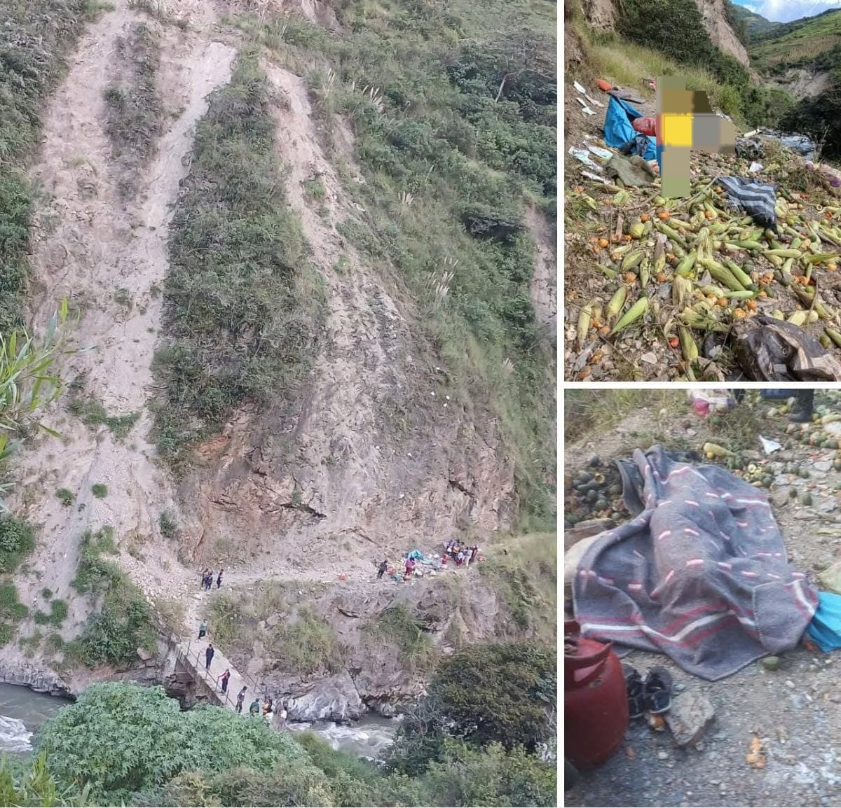 Empresario y mujer mueren destrozados tras caída de camioneta en peligrosa vía del Alto Huallaga