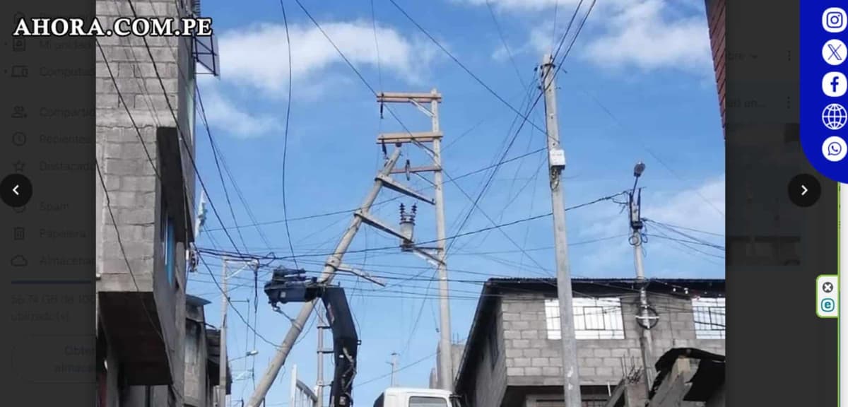 Fatalidad en Yanacancha: Trabajador muere electrocutado  durante instalación de postes