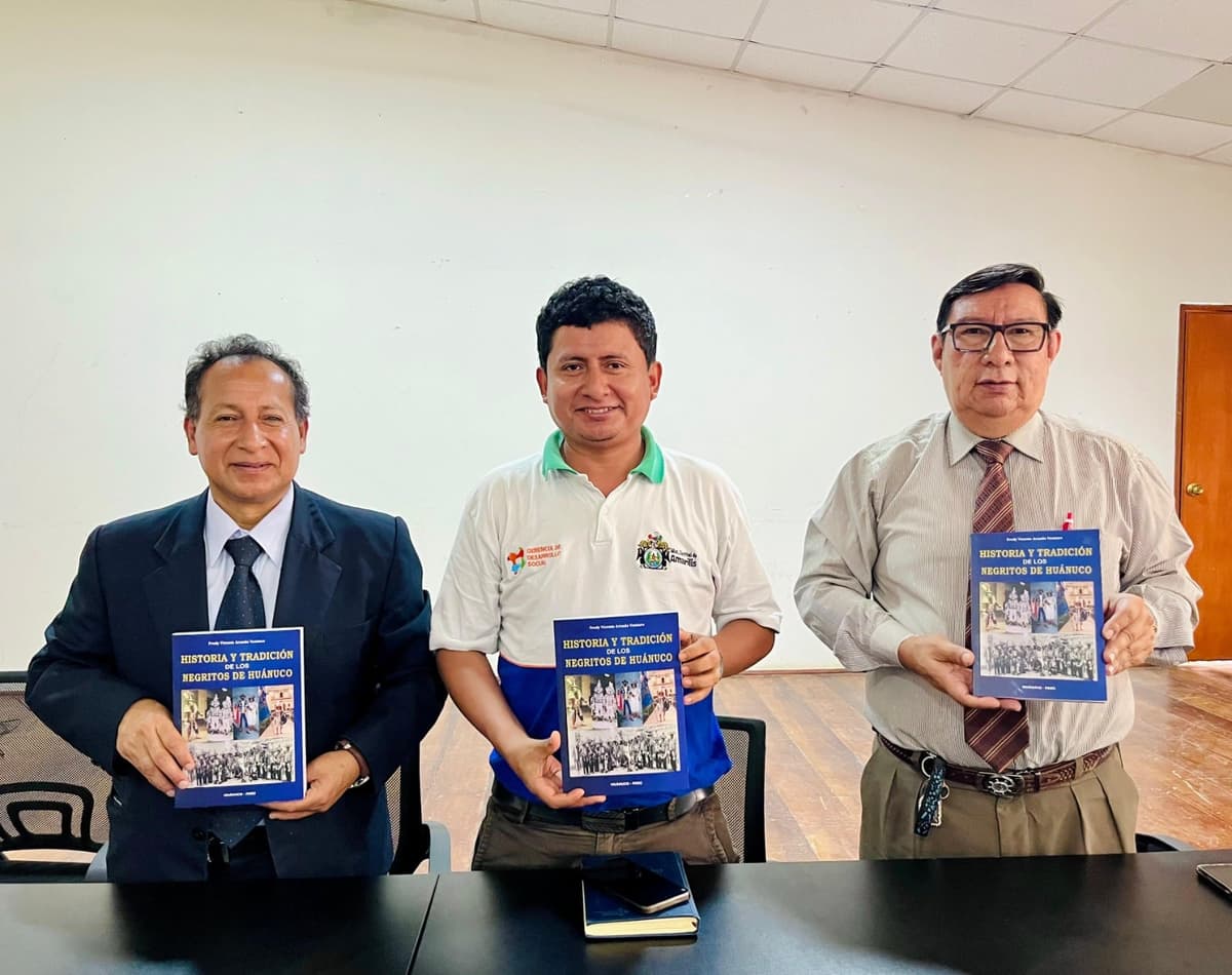 Presentan libro “Historia y tradición de los negritos de Huánuco” tras 28 años de investigación