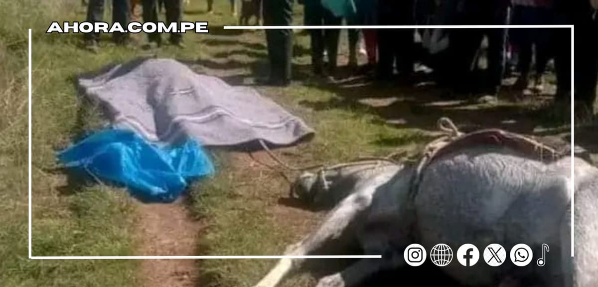 Tragedia: Rayo mata a pareja de esposos y su caballo