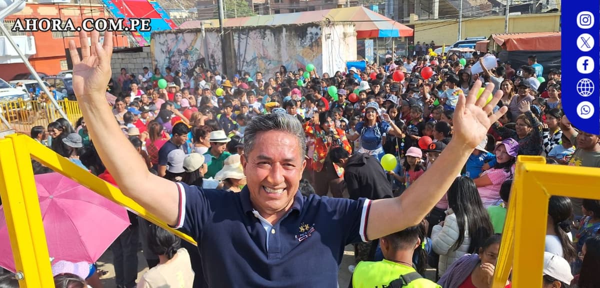 Enrique Pulgar lidera iniciativa social en celebración por el Día del Niño