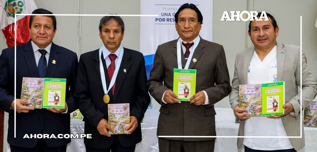 Clínica dental Vivanco y Ugel Huánuco presentaron dos nuevos libros de autores huanuqueños