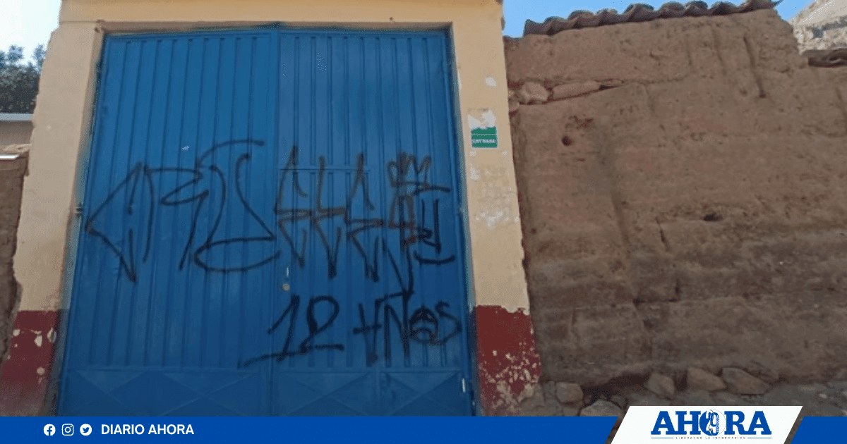 Vecinos de Marabamba detienen a Sospechosos de Realizar Grafitis en Viviendas