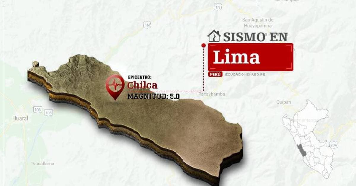 Según el IGP epicentro y magnitud del temblor registrado hoy en Perú