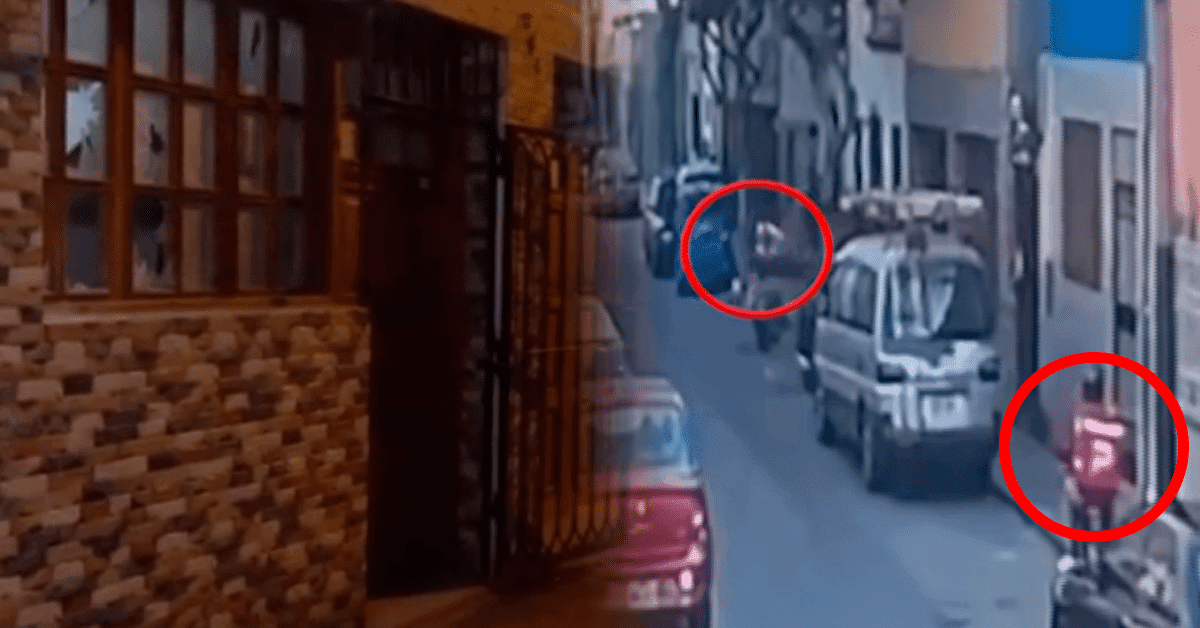 Conmoción en Barranco: un falso repartidor lanza un explosivo al interior de un edificio residencial a la vista de todos.