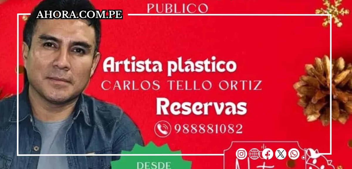 Carlos Tello presentara “Demostración de pintura en vivo”