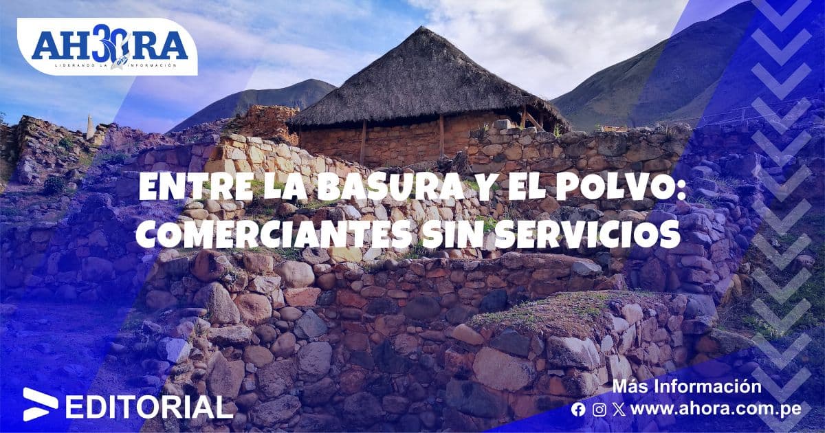 Entre la basura y el polvo: Comerciantes sin servicios