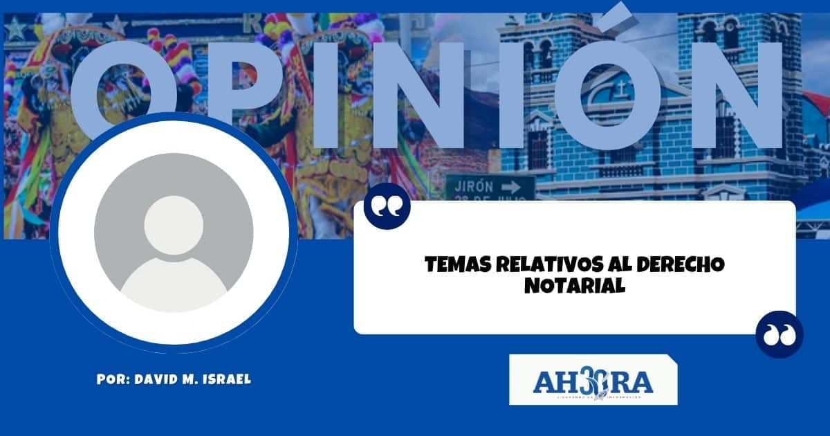 Temas  relativos al Derecho Notarial