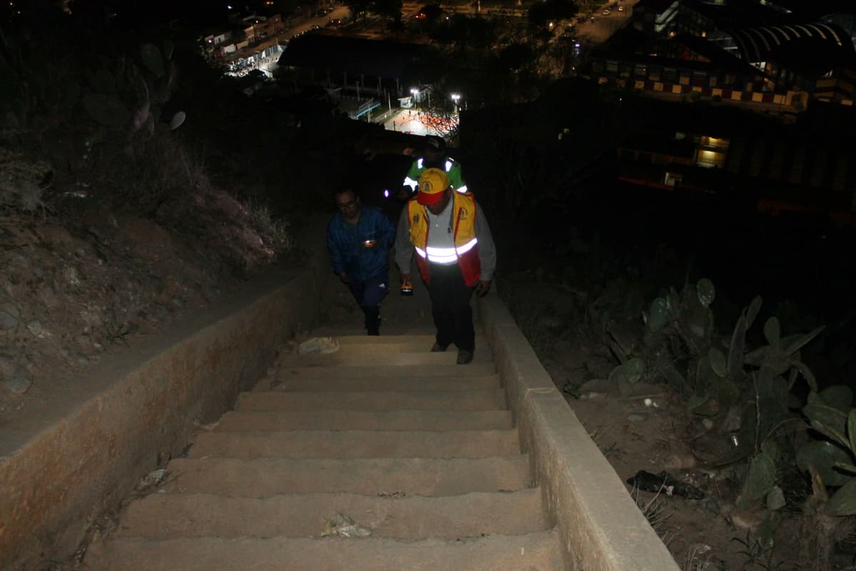 Operativo nocturno en Aparicio Pomares identifica puntos críticos de iluminación