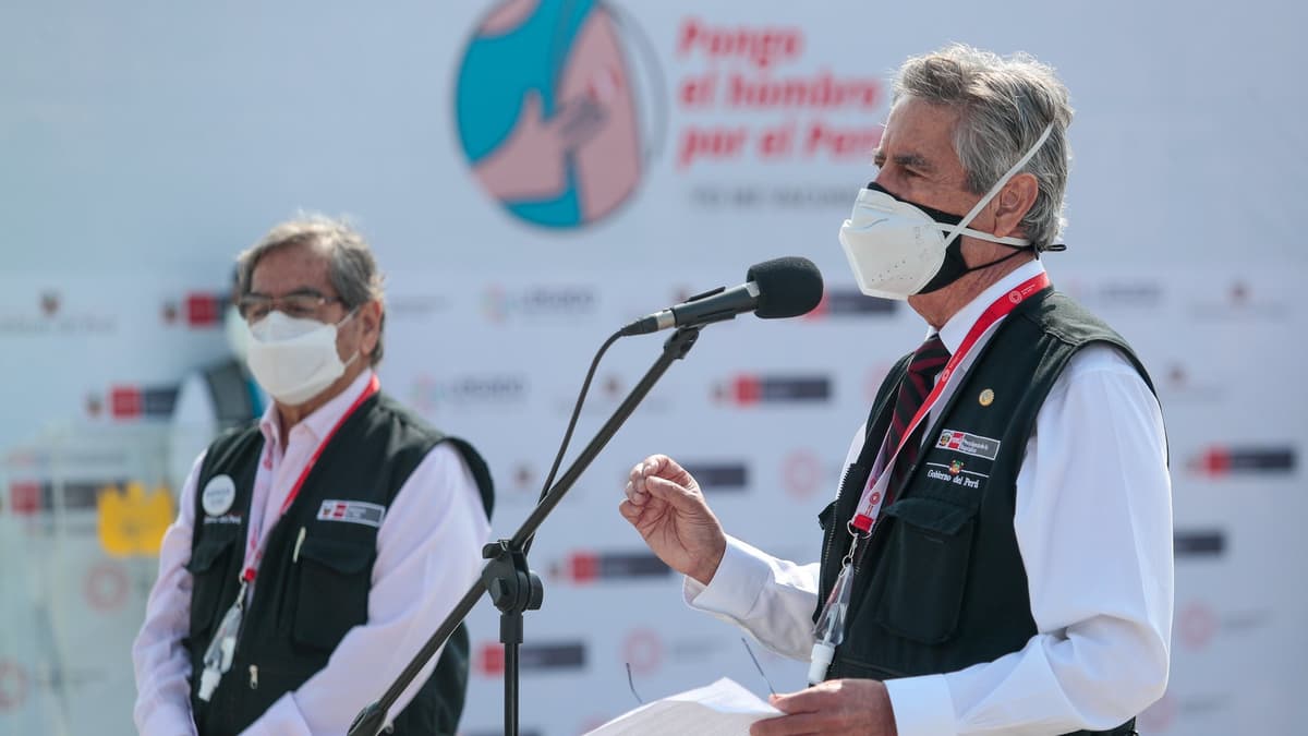 Sagasti: El próximo gobierno contará con dosis para proseguir con vacunación