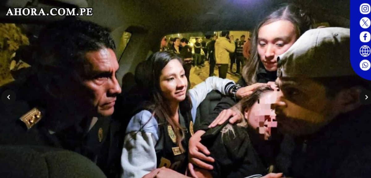 Empresaria Jackeline Salazar rescatada sana y salva en operativo Policial