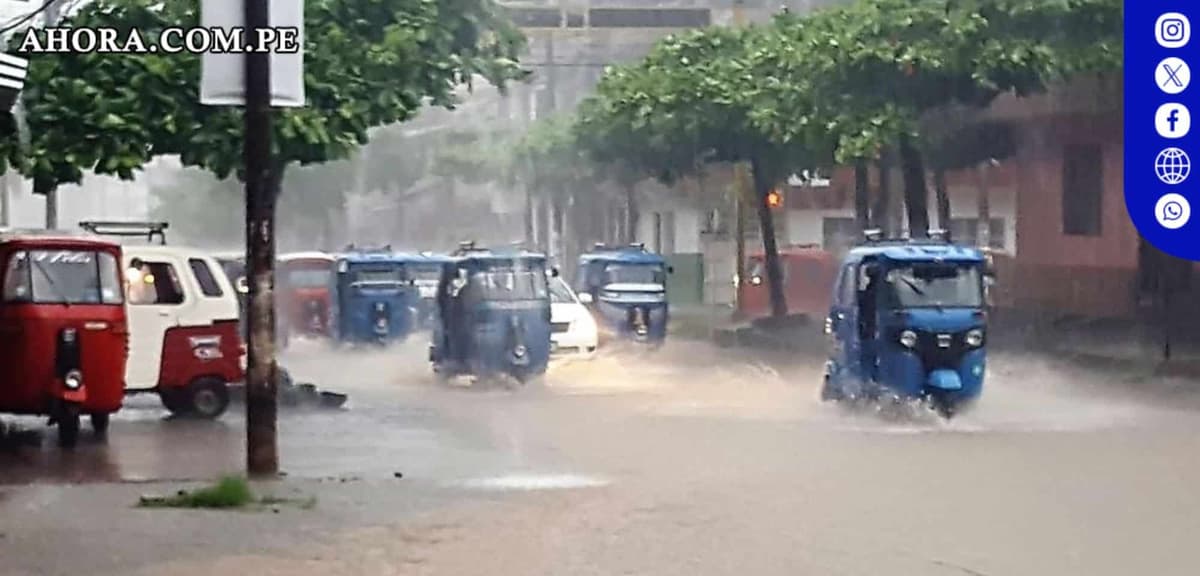Selva peruana se prepara para un domingo lluvioso