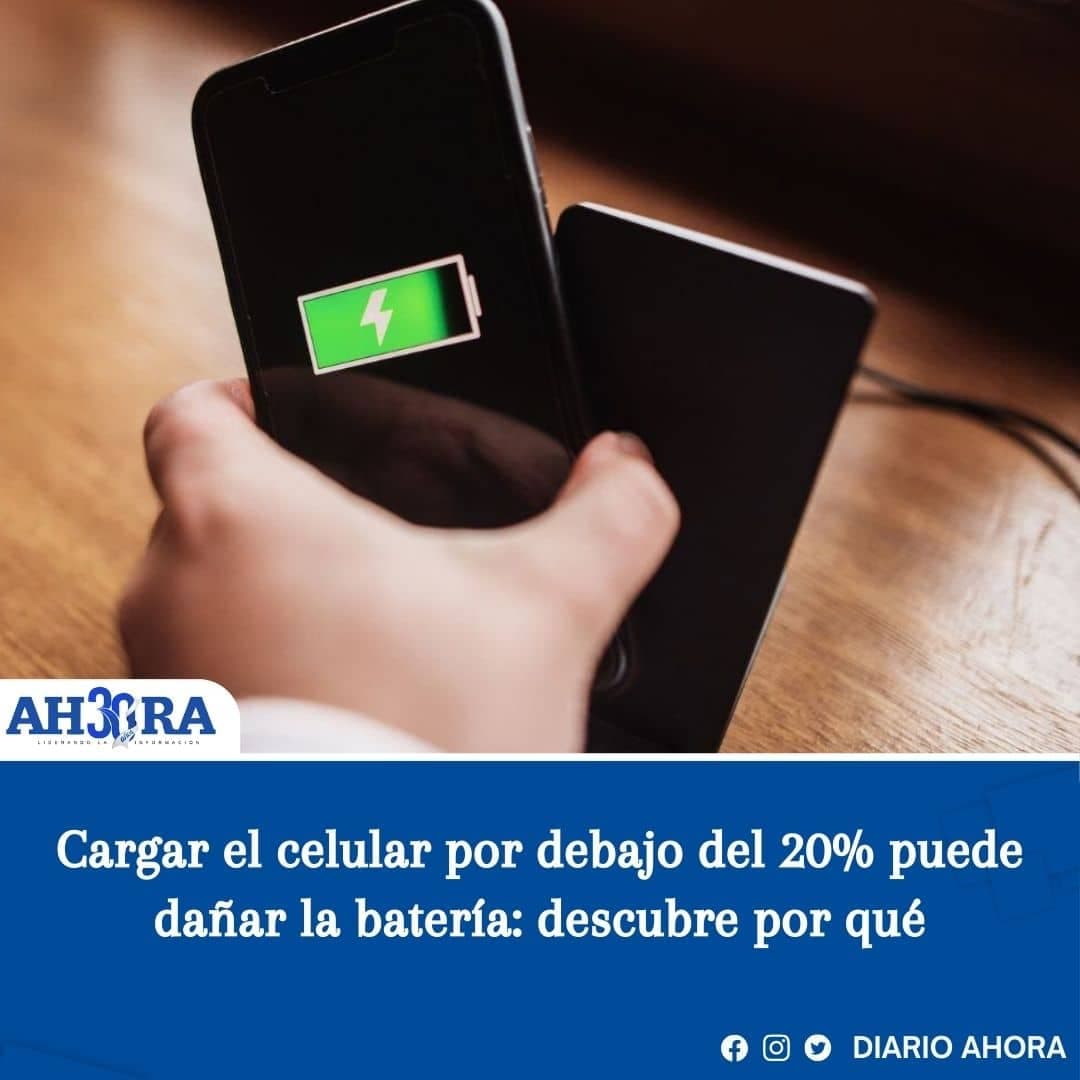 Cargar el celular por debajo del 20% puede dañar la batería: descubre por qué