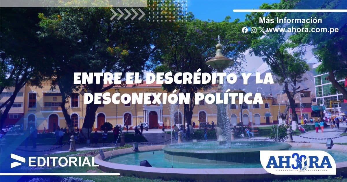 Entre el descrédito y la desconexión política