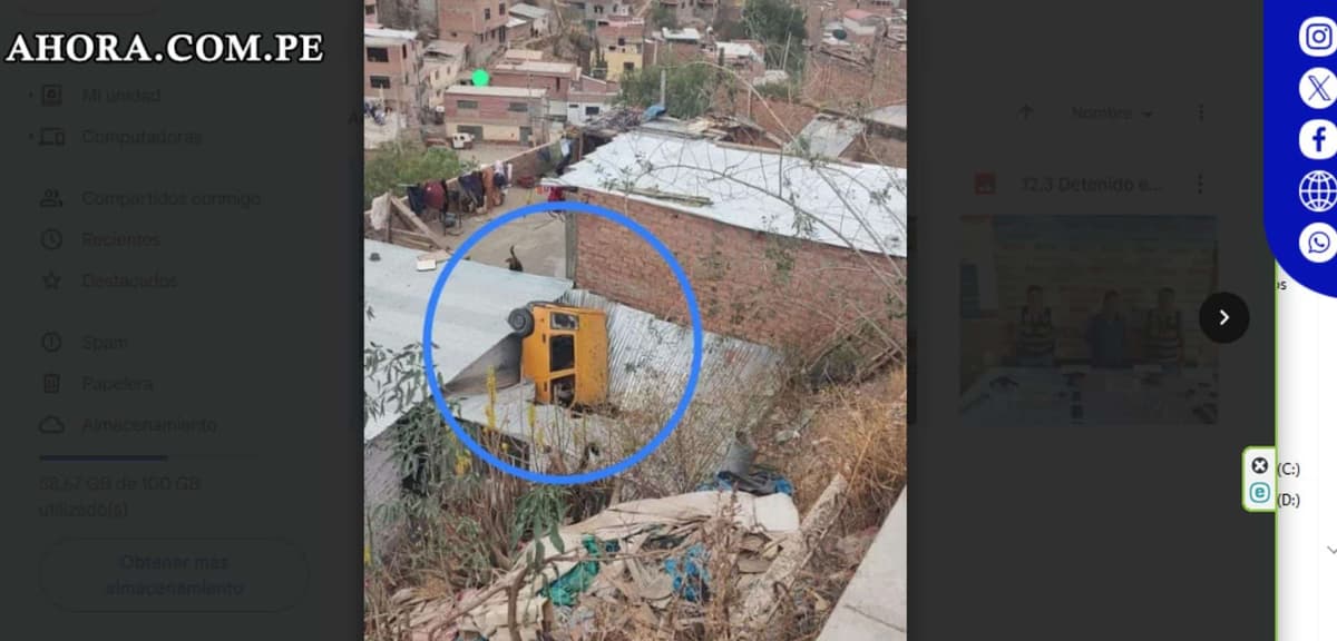 Auto fuera de control cae sobre vivienda en Aparicio Pomares: Conductor ebrio detenido