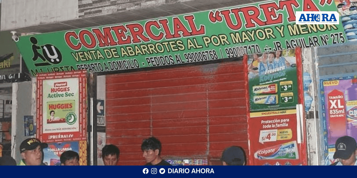 Asalto a tienda “Comercial Ureta”: uno de los implicados sería extrabajador