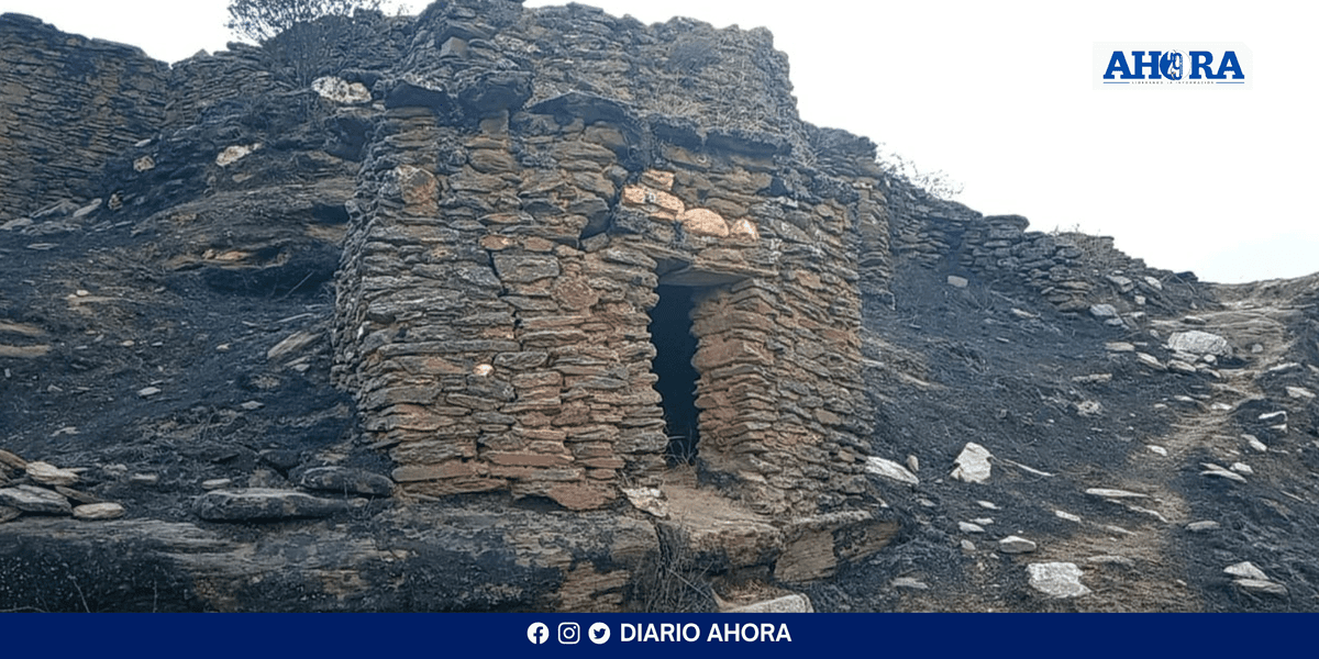 Devastación cultural en Chavinillo: Fuego destruye Sitio Arqueológico de Mazur