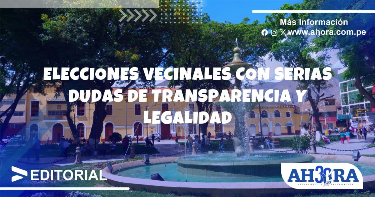 Elecciones vecinales con serias dudas de transparencia y legalidad