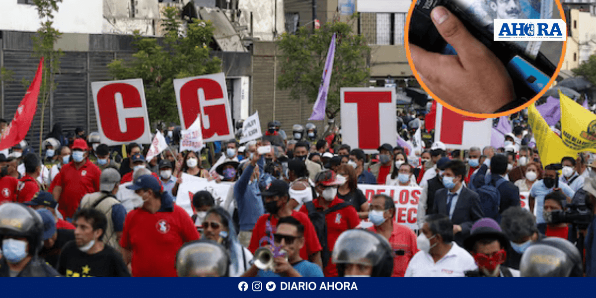 CGTP convoca marcha para exigir un salario mínimo de S 1.355