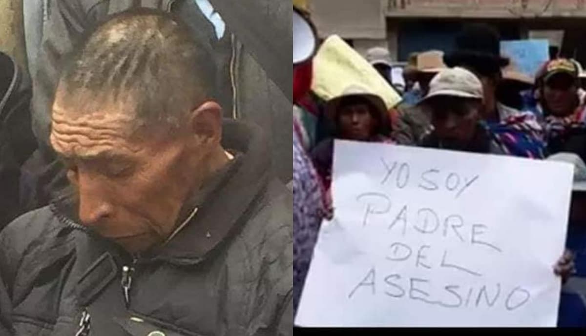 "Yo soy padre del asesino": El humillante cartel que le hicieron llevar al padre del descuartizador de Puno