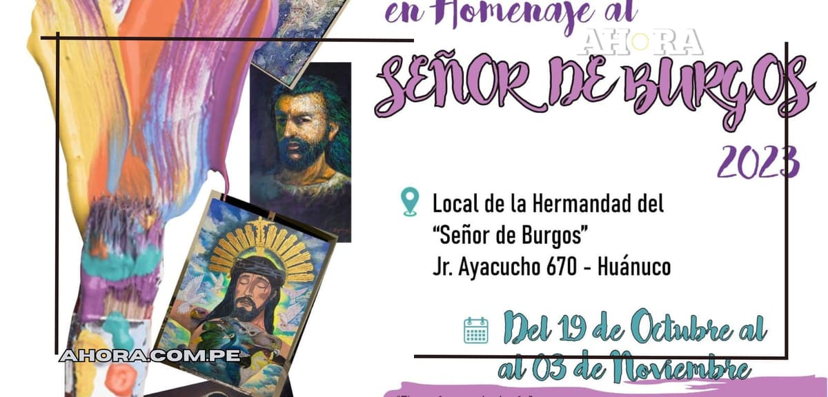 Asociación de artistas presentará exposición en homenaje al Señor de Burgos