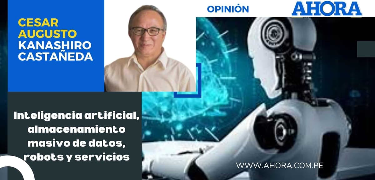 Inteligencia artificial, almacenamiento masivo de datos, robots y servicios