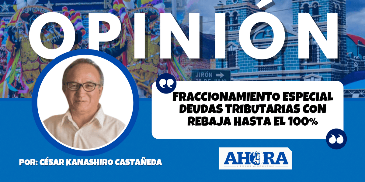 Fraccionamiento especial deudas tributarias con rebaja hasta el 100%