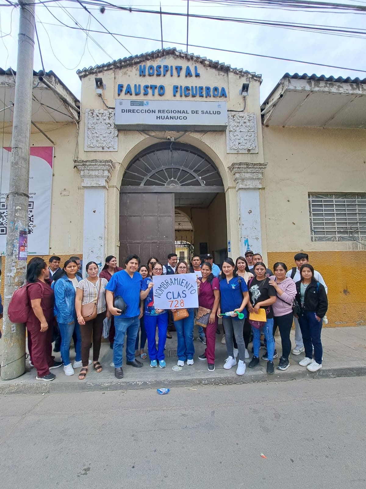 Personal de Salud CLAS 728 exige cumplimiento de cronograma de nombramiento
