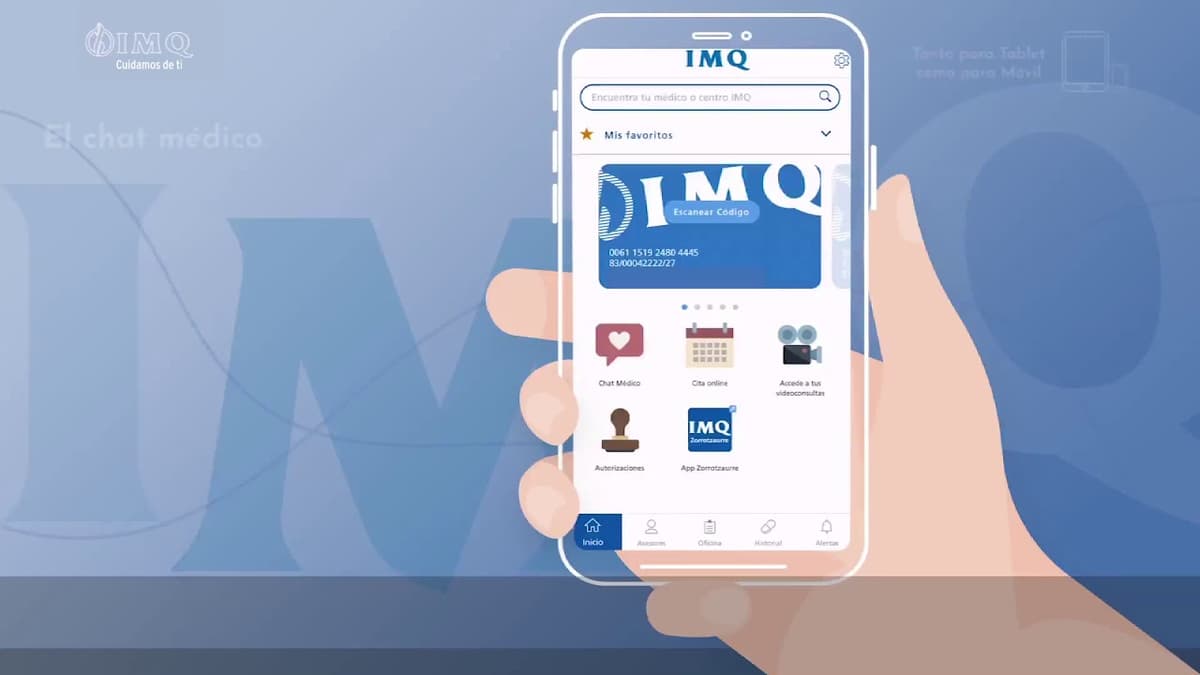 App IMQ: resguarda su salud y lo examina desde el sitio donde se encuentre Usted.