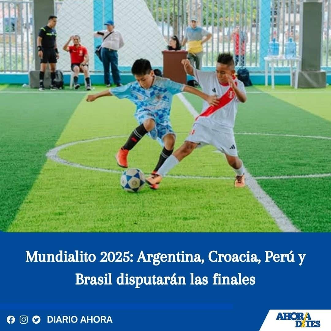 Mundialito 2025: Argentina, Croacia, Perú y Brasil disputarán las finales