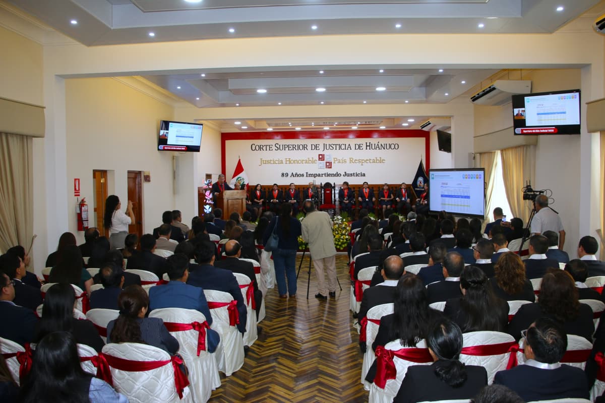 Magistrados, autoridades políticas y abogados participaron en apertura del Año Judicial 2026