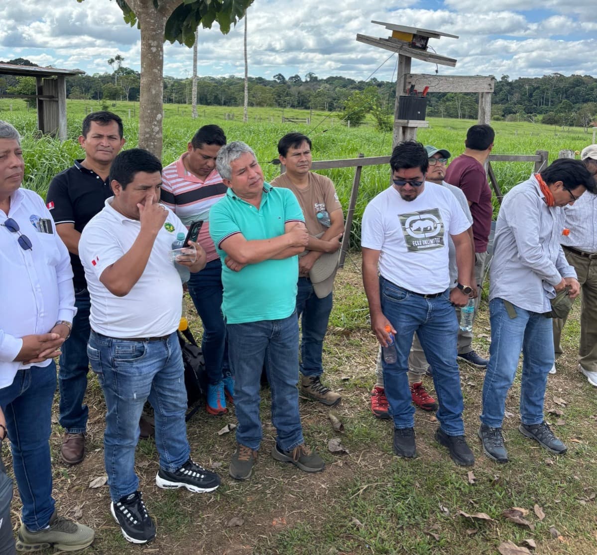 Gobernador Pulgar participó en pasantía sobre ganadería regenerativa en Madre de Dios