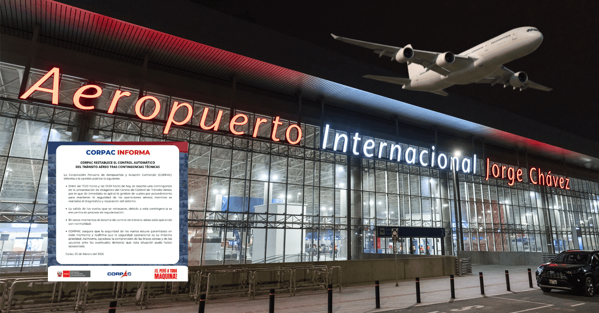 Aeropuerto Jorge Chávez: Vuelos normalizados, control aéreo restablecido