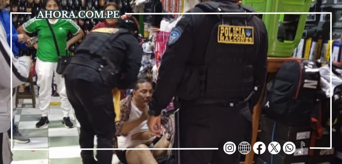 Presunto integrante de 'Elegantes del Mercado' detenido tras robo de 230 mil soles en galería 