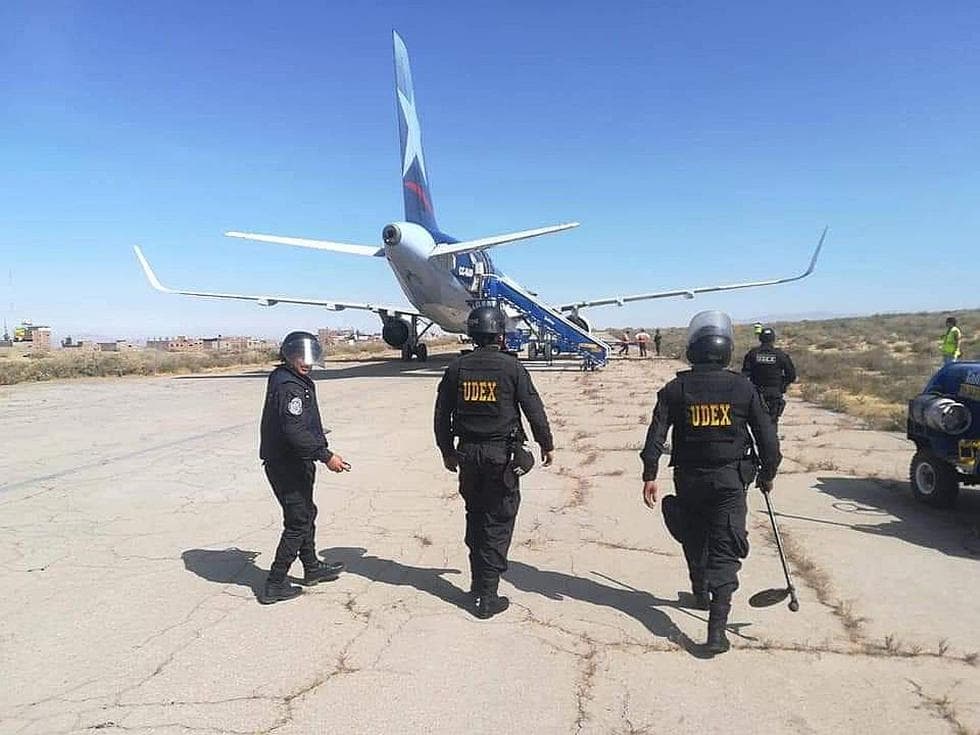 En Arequipa, alerta de explosivo en sector de embarque del aeropuerto Alfredo Rodríguez Ballón