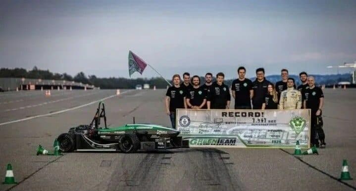 Estudiantes alemanes crean el primer miniauto más rápido del mundo