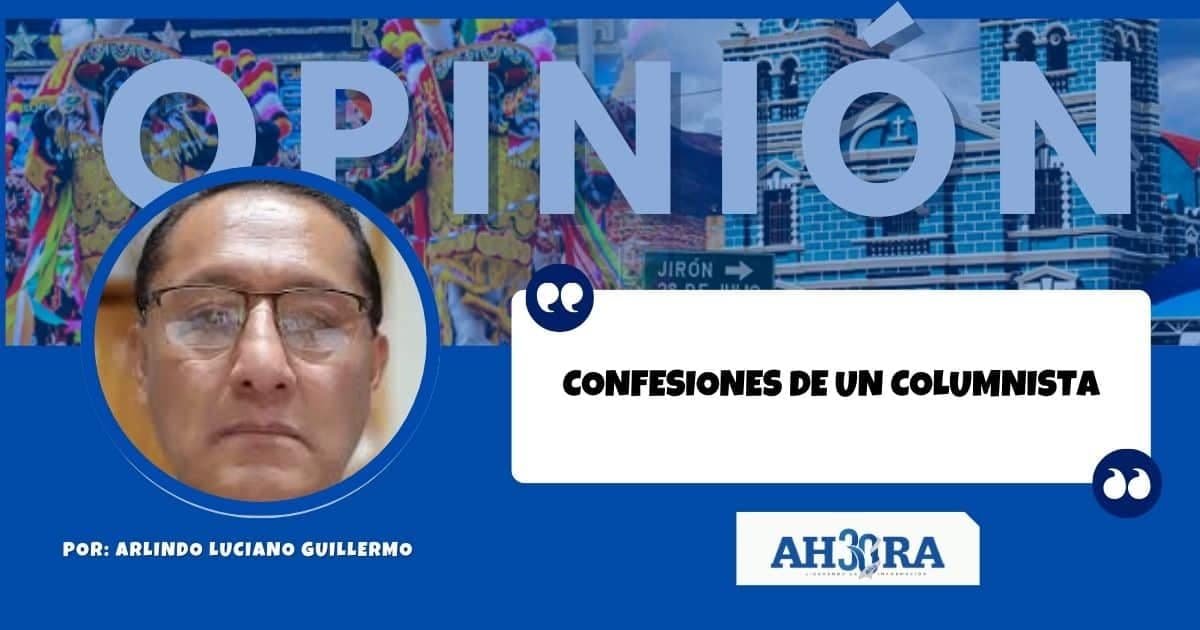 CONFESIONES DE UN COLUMNISTA