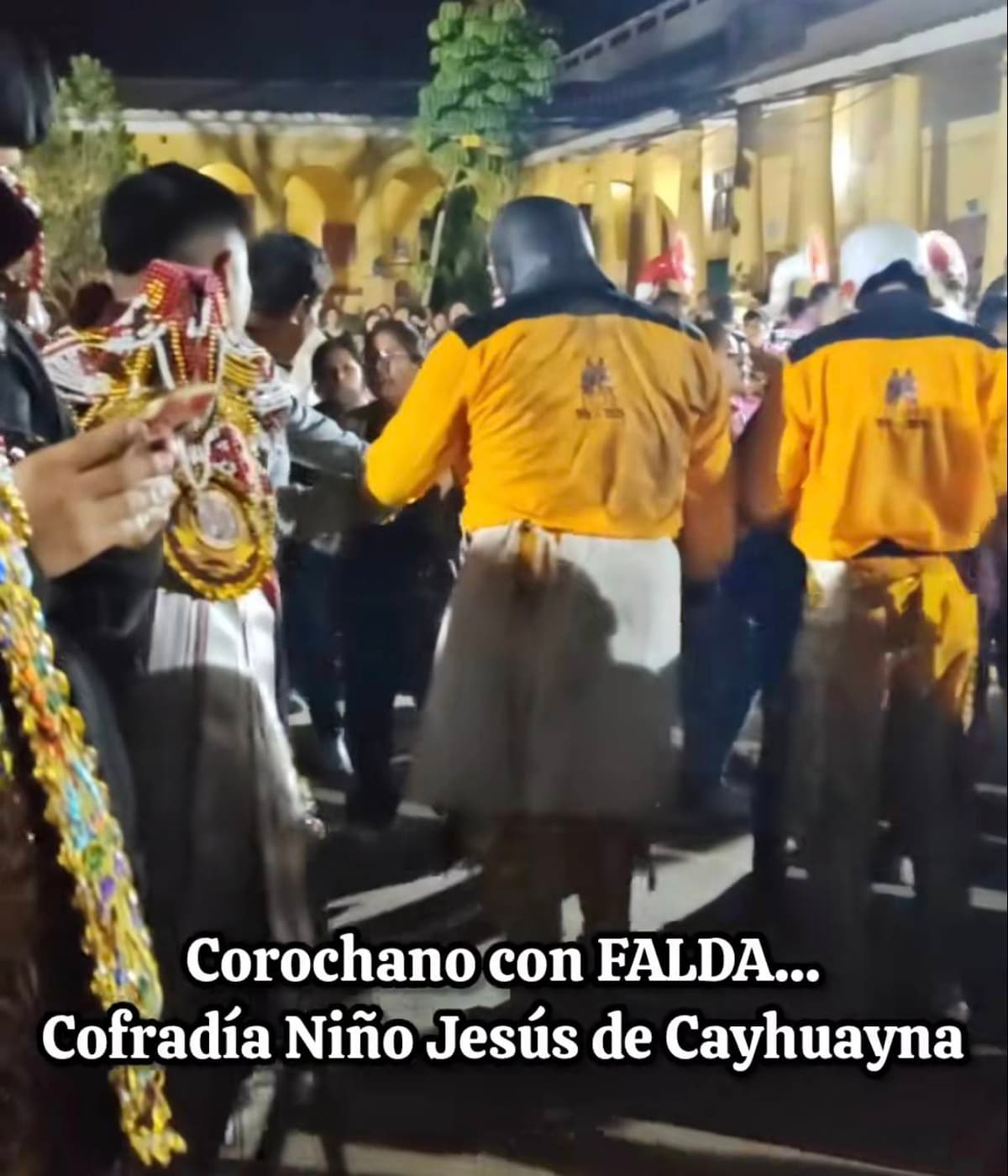 Vuelven a reportar presunta alteración en danza: danzante habría usado falda y máscara de negrito