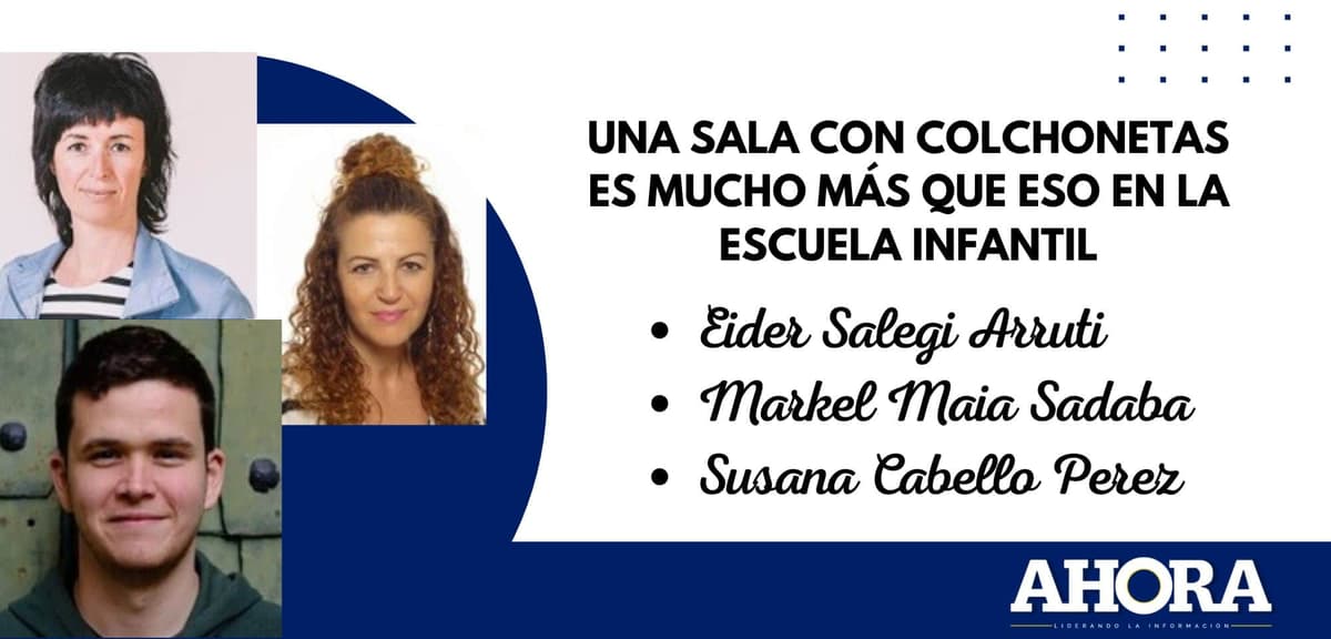 Una sala con colchonetas es mucho más que eso en la escuela infantil