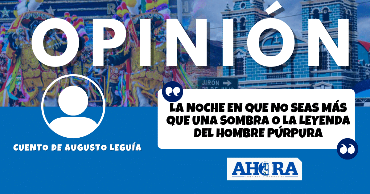 La noche en que no seas más que una sombra o la leyenda del hombre púrpura