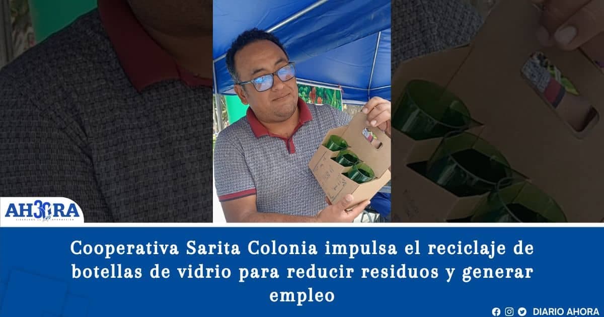 Cooperativa Sarita Colonia impulsa el reciclaje de botellas de vidrio para reducir residuos y generar empleo